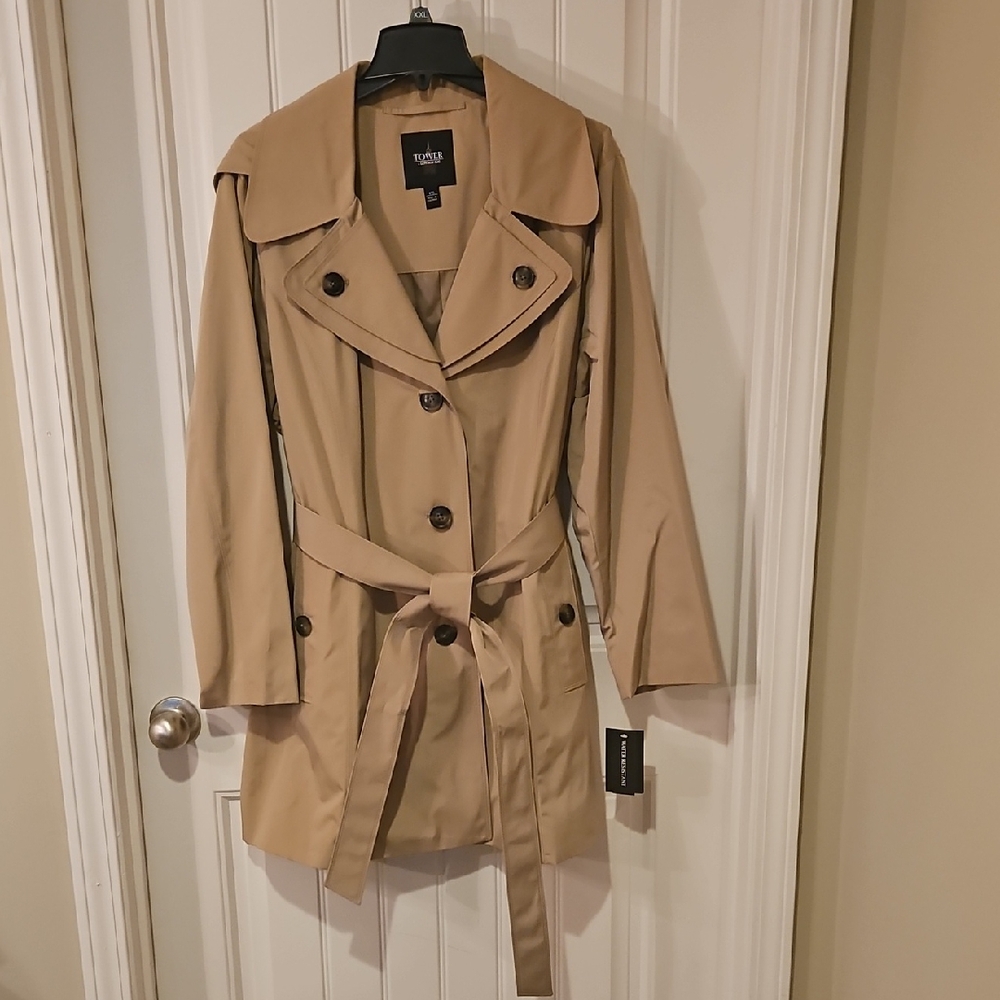 Elegant Beige Trench Coat
